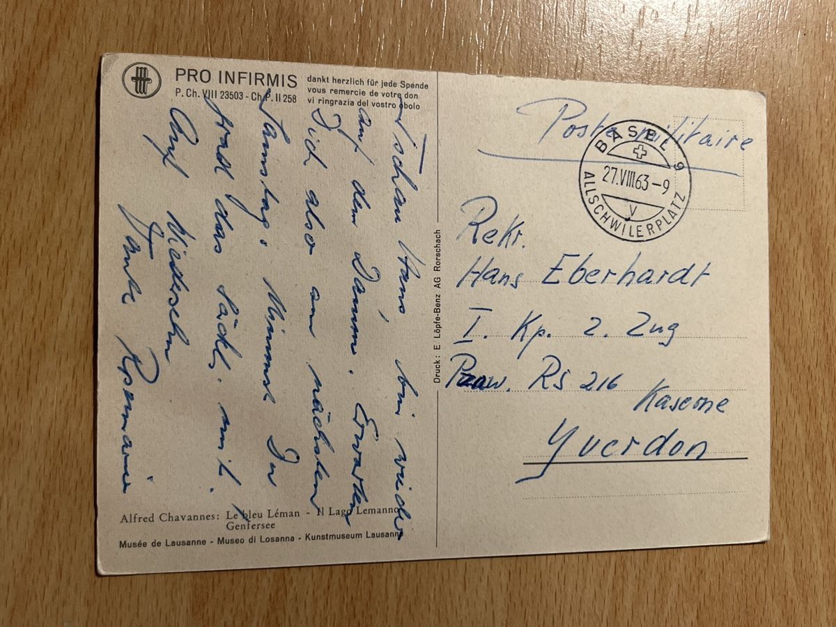 Cartoline postali: Alte Ansichtskarte Thunersee und Berge, gelaufen – Usato da Hinwil venduto da Chuan2 1