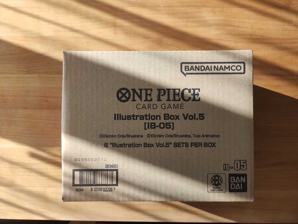 One Piece Illustration Box Vol.5 Case (6 Boxen) (Neu und ...