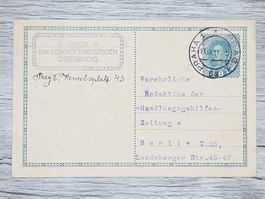 CL16 Carte Postale + Timbre Autriche 1917
