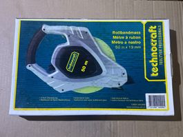 Neues Rollbandmass von Technocraft, 50m Länge