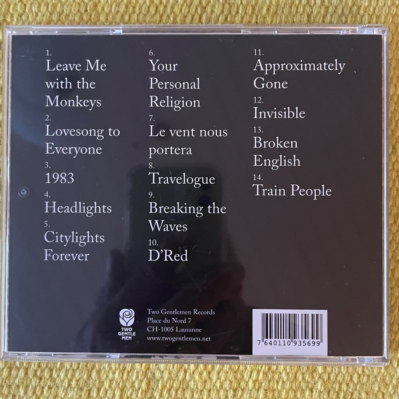 CD: SOPHIE HUNGER-1983 – Usato da Rorschacherberg venduto da CD-Roli 1