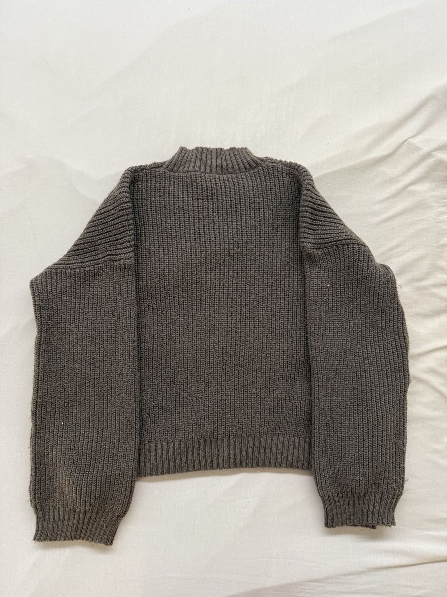 Tops: Pull en maille brun taille M bon état – D'occasion à Granges VS par coraliegrd5 1