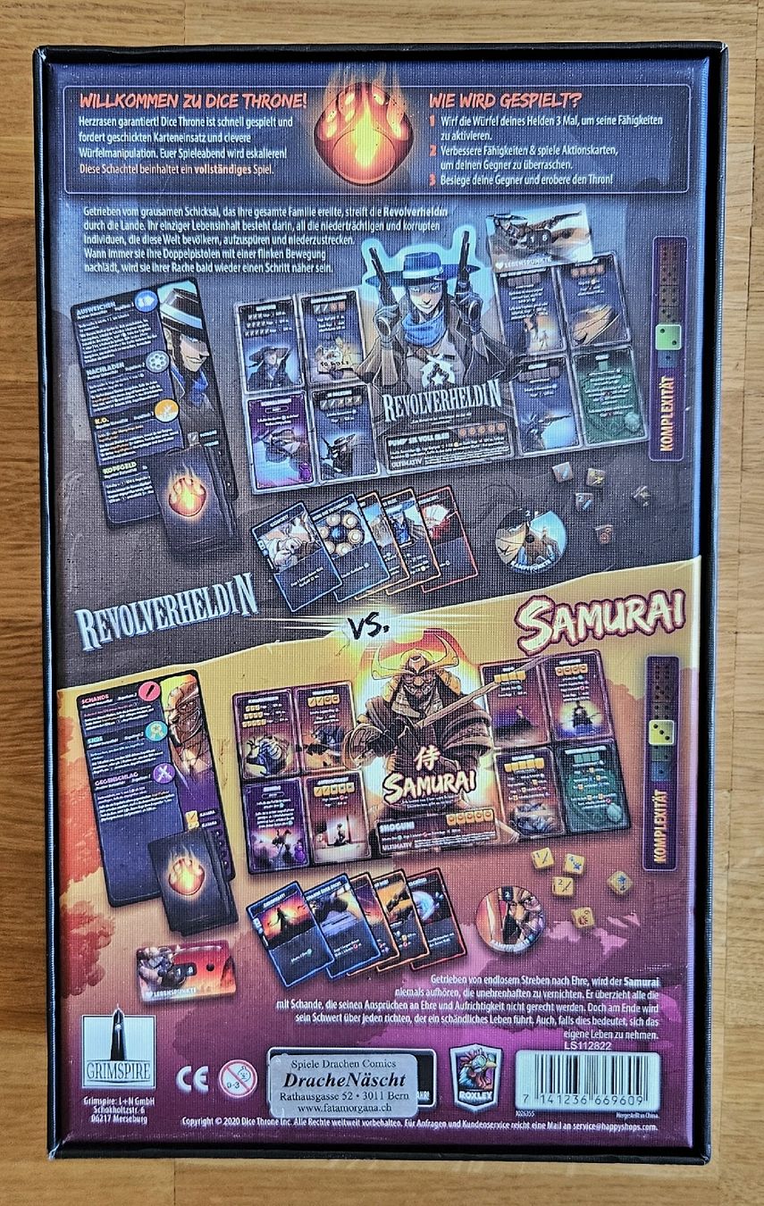 Spiele: DICE THRONE - Revolverheldin vs. Samurai – Neu (gemäss Beschreibung) aus Köniz von Crispx 1