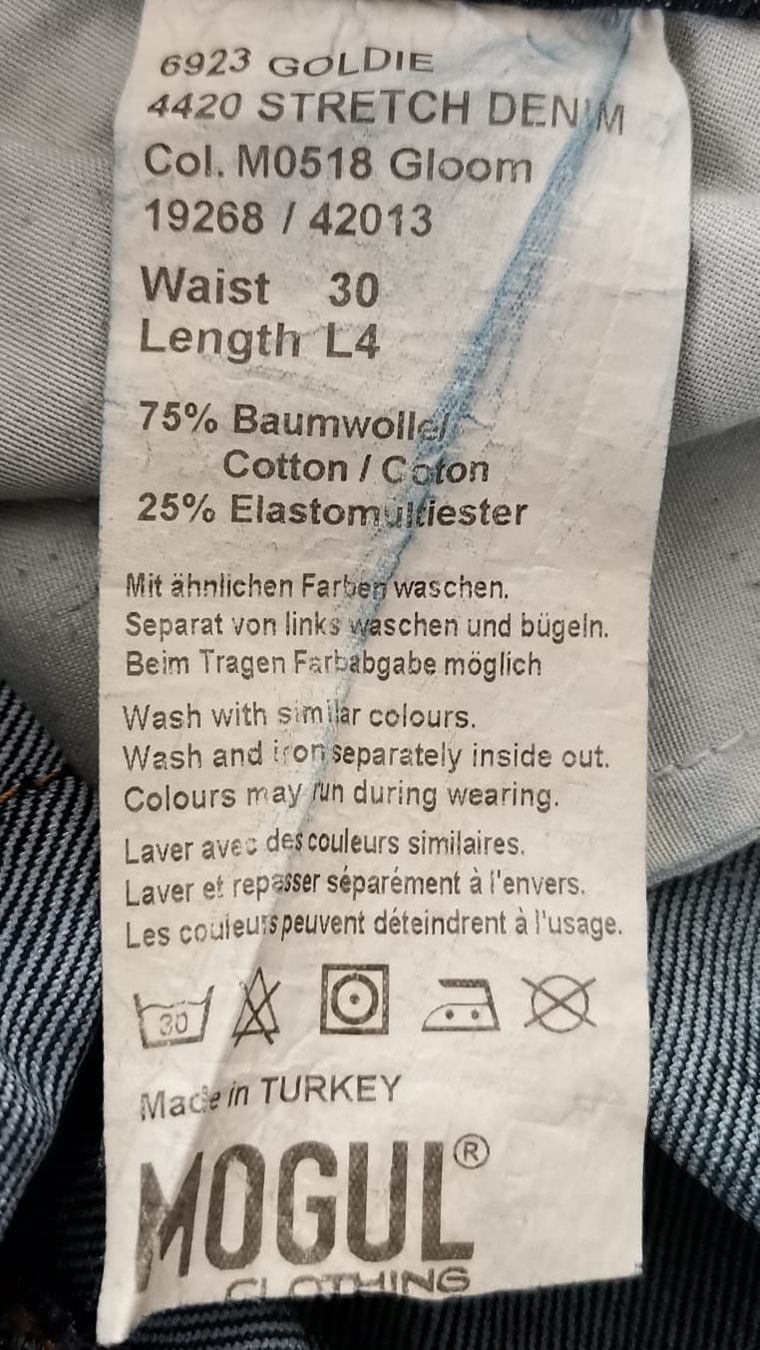 Jeans: Jeans Mogul Clothing / W30, L4 – Usato da Uetendorf venduto da Heyhey3661 7