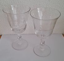 2 Weinkelche Souvenir de la Fête ca. 1890