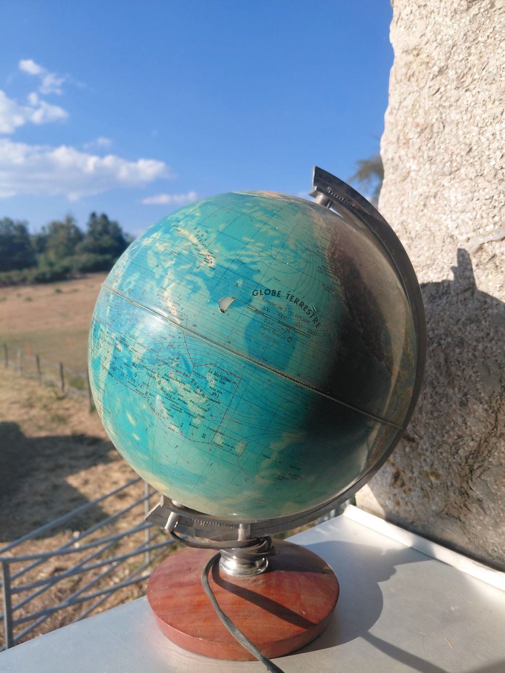 Sonstige Dekorationen & Accessoires: lampe map monde vintage – Gebraucht aus Biel/Bienne von myl_r8fx 1
