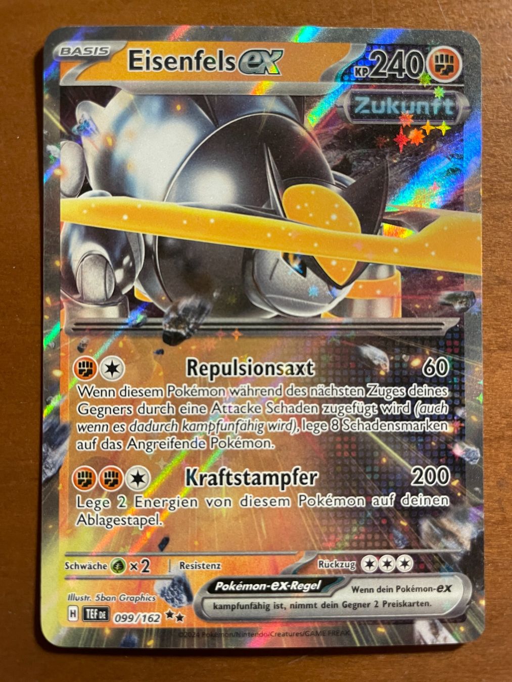 Pokémon Carte collezionabili: Pokemon Eisenfels eX (Versand gratis) – Nuovo (secondo la descrizione) da Chur venduto da Angerson