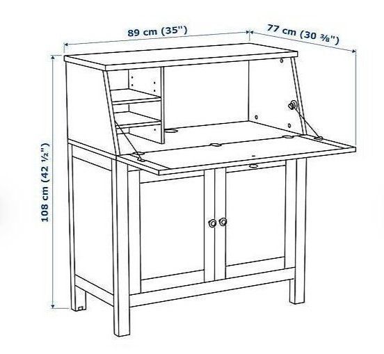 Ikea Scrivanie: Sekretär weiss /Ikea Hemnes – Usato da Basel venduto da nin_kk2p 3