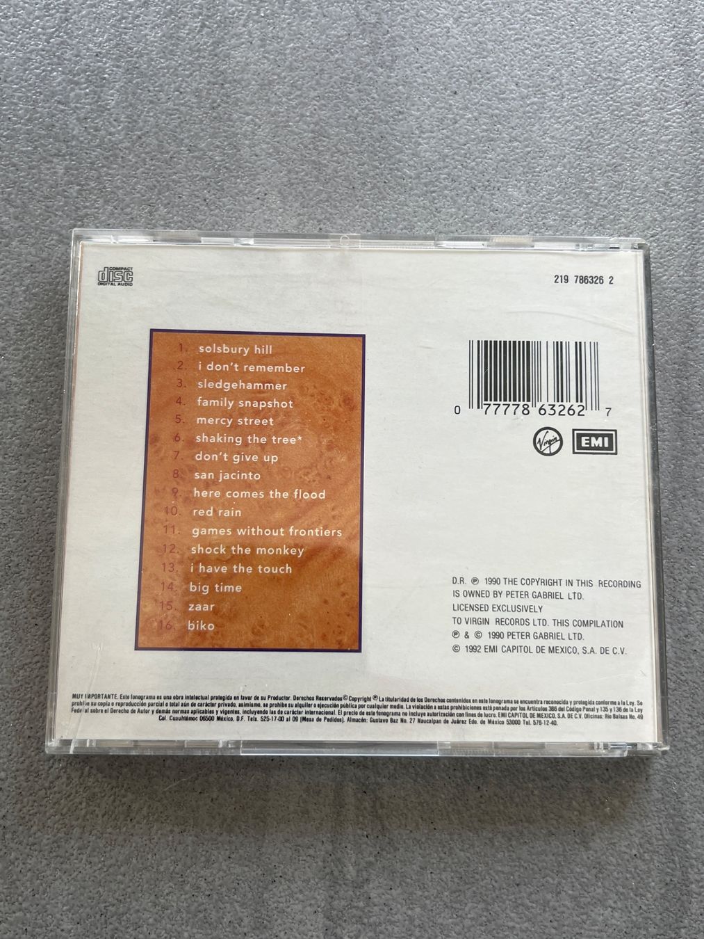 CDs: Best of Peter Gabriel – Gebraucht aus Bouveret von Feelgoodtrading 1