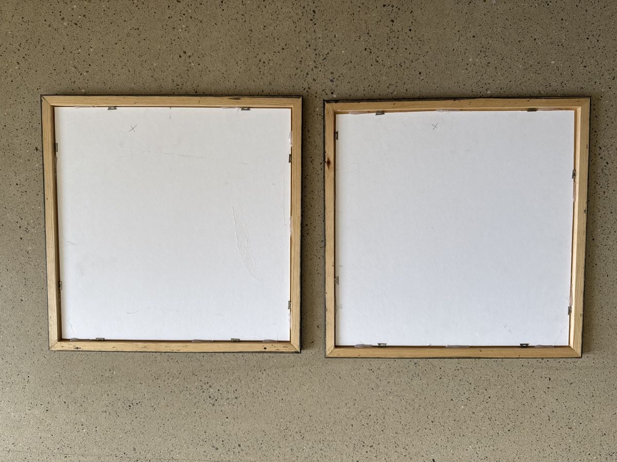 Foto & Immagini: 2er Set Moderne Wandbilder, gerahmt, abstrakte Kunst – Nuovo (secondo la descrizione) da Freienstein venduto da flo_zsb2 1