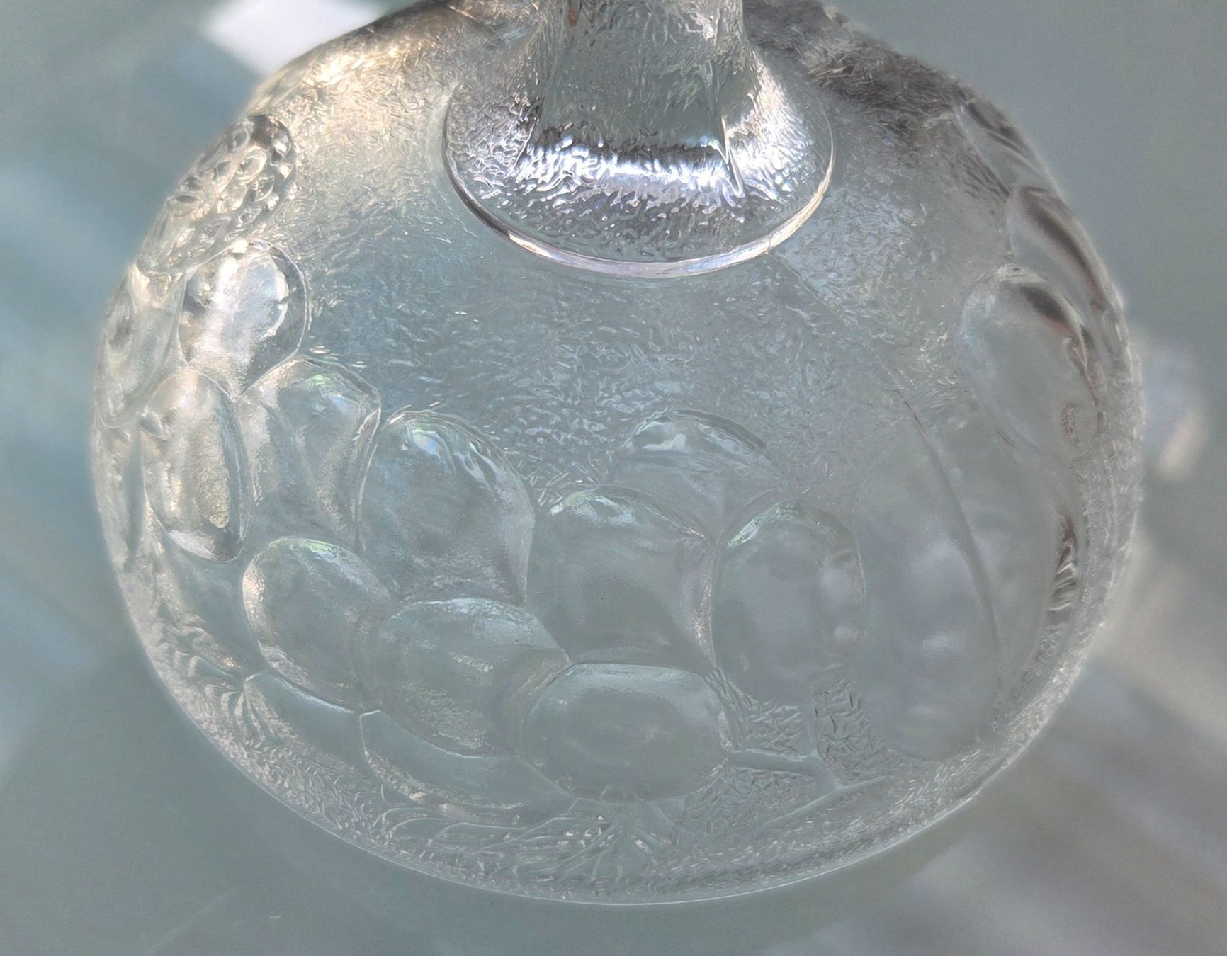 Bicchieri: 6 Dessertschalen Glas Fruchtmuster – Usato da Pratteln venduto da Barfuss999 3