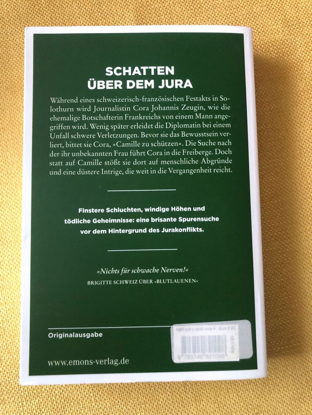Bücher: 8 Titel zur Wahl von Christof Gasser - CH-Krimis aus SO – Gebraucht aus Oberweningen von Gerini 7