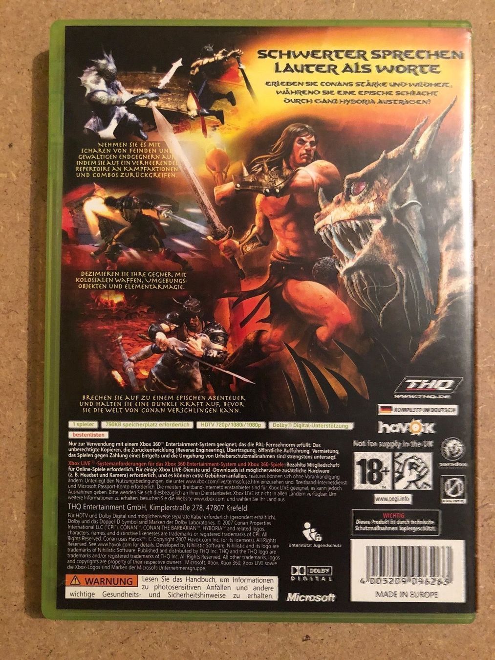 Spiele: Conan für Xbox 360 – Gebraucht aus Kestenholz von Mad18 1