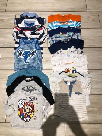 Kleidetest Gr 74 T-Shirt, Polo und Sweatshirt
