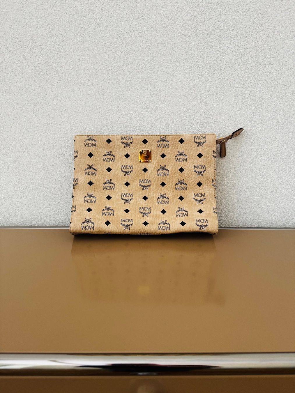 Mcm Borse da donna: MCM Clutch Tasche Beige – Usato da Weisslingen venduto da ase_v8wf