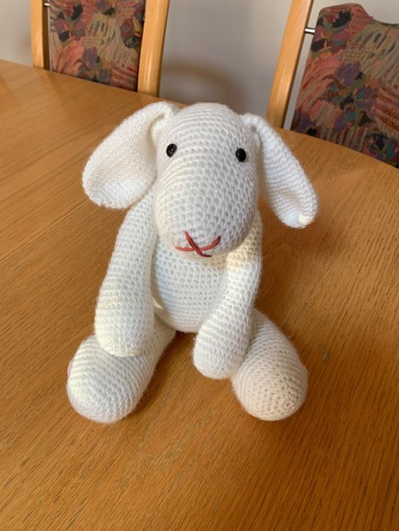 Cosmeria Gehäkelter Positiver Hase – Mit Ermutigungskarte, Für Emotionale Unterstützung, Geschenk Zu Ostern & Geburtstag