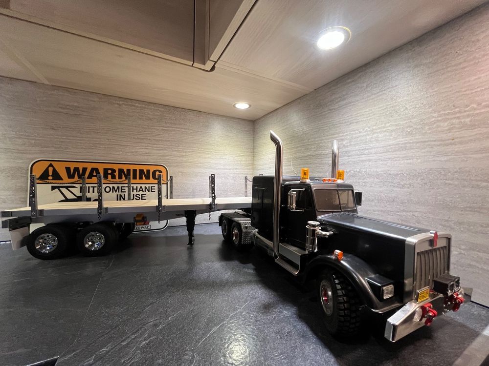 Pare-chocs Avant En Alliage D'aluminium Pour Camion RC King Hauler/Globe Liner 1/14 - Argent