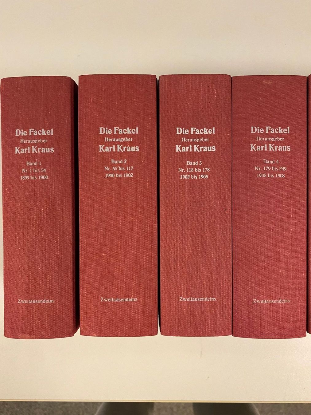 Libri: Die Fackel (Karl Kraus) – Usato da Starrkirch-Wil venduto da UB007