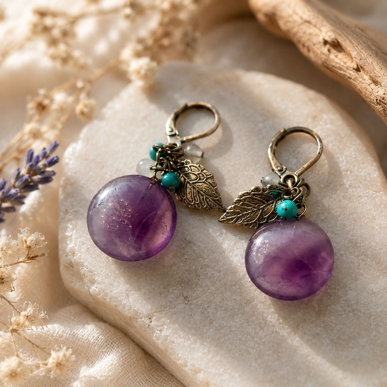 Ohrringe & -stecker: Amethyst Ohrringe (unbenutzt) – Neu (gemäss Beschreibung) aus St. Gallen von Mokki2014 1