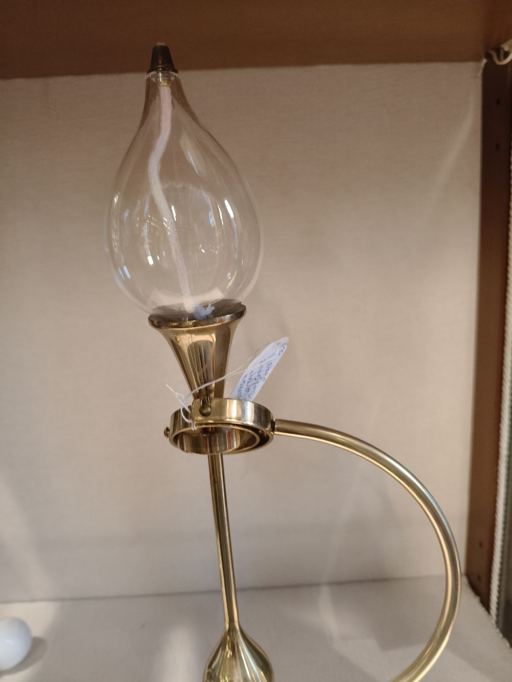 Lampade: FREDDIE ANDERSEN. Öllampen, 1 Messing, – Usato da Zwingen venduto da inf_2blh 3