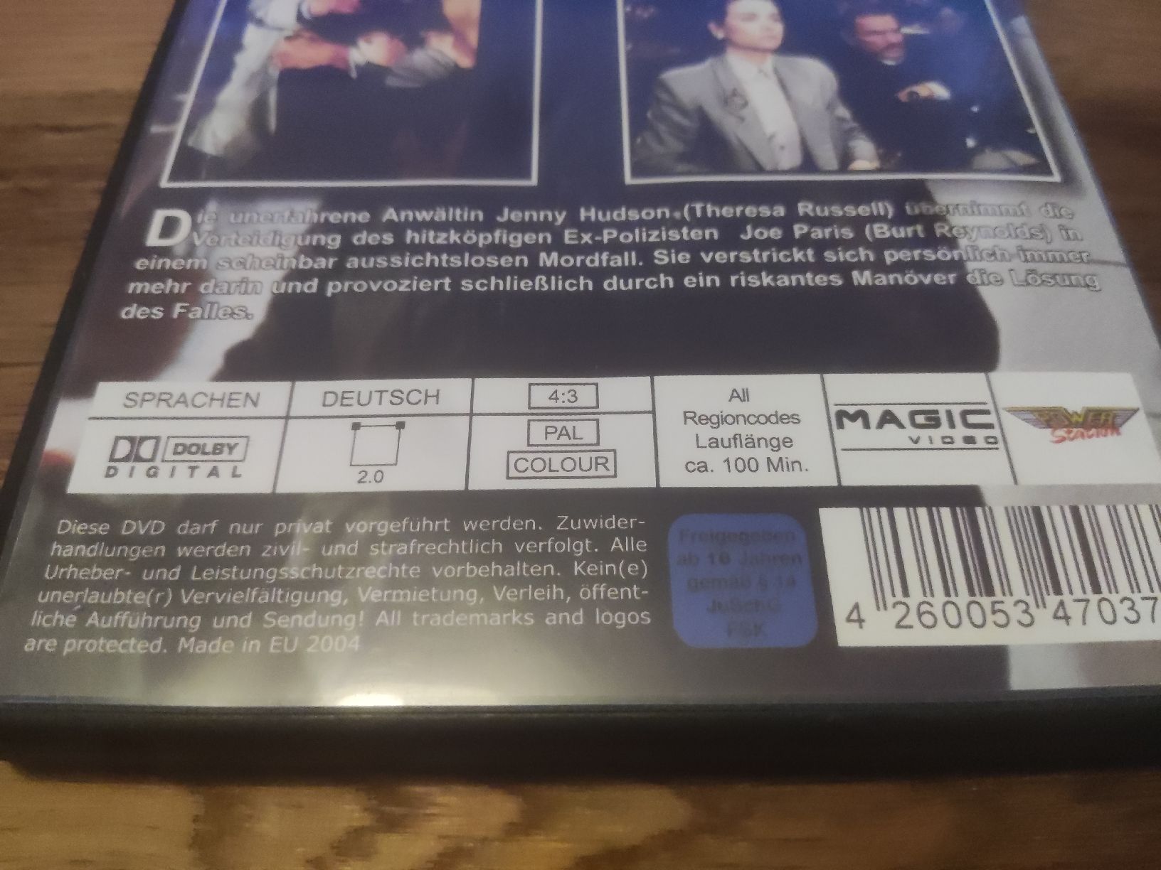 Alle DVDs: Physical Evidence (DVD) Burt Reynolds – Gebraucht aus Oberembrach von giu_7ksd 2
