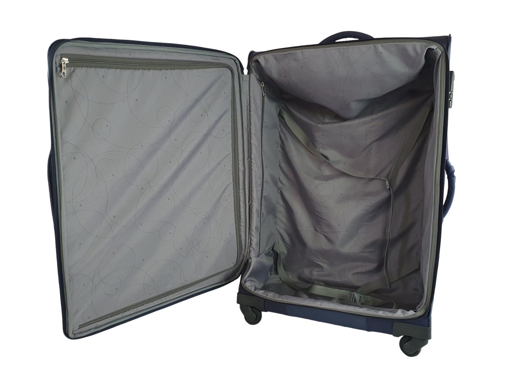 Samsonite Reisekoffer: SAMSONITE- Softschalenkoffer, gross, dunkelblau – Gebraucht aus Wangen b. Olten von Restwert_Wangen 7