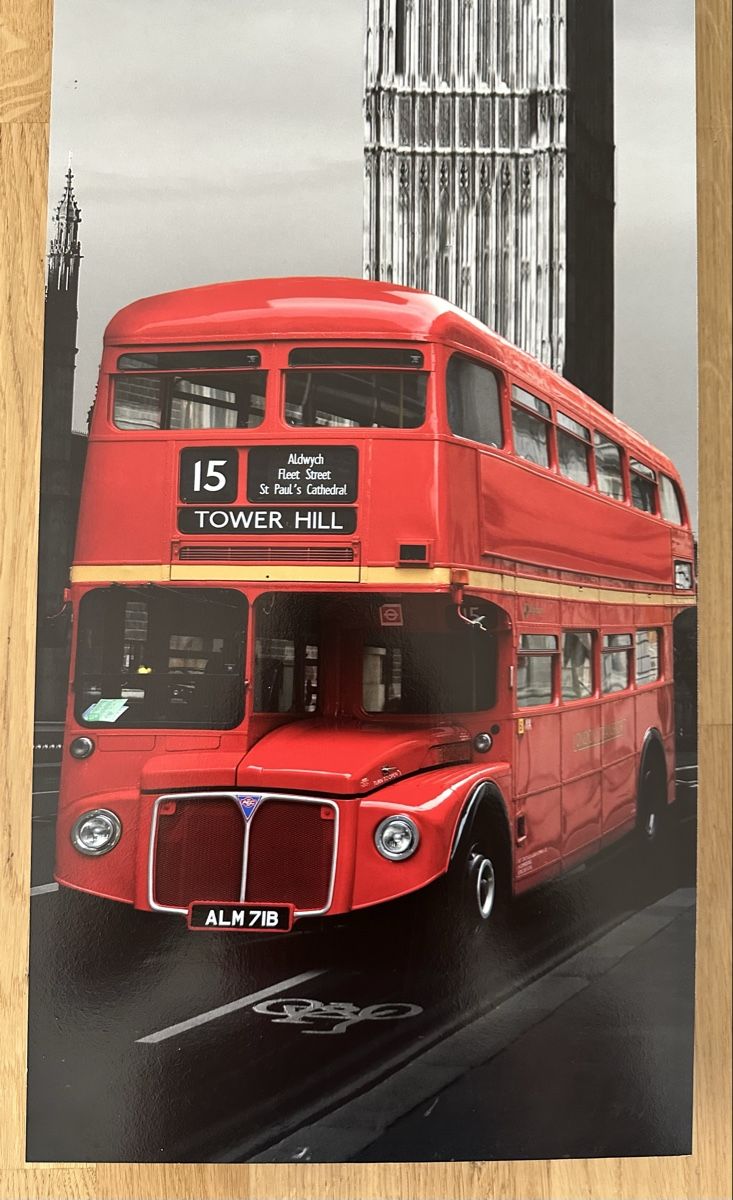 Foto & Immagini: London Bild mit Bus und Big Ben – Usato da Sumiswald venduto da Sigmund90 2