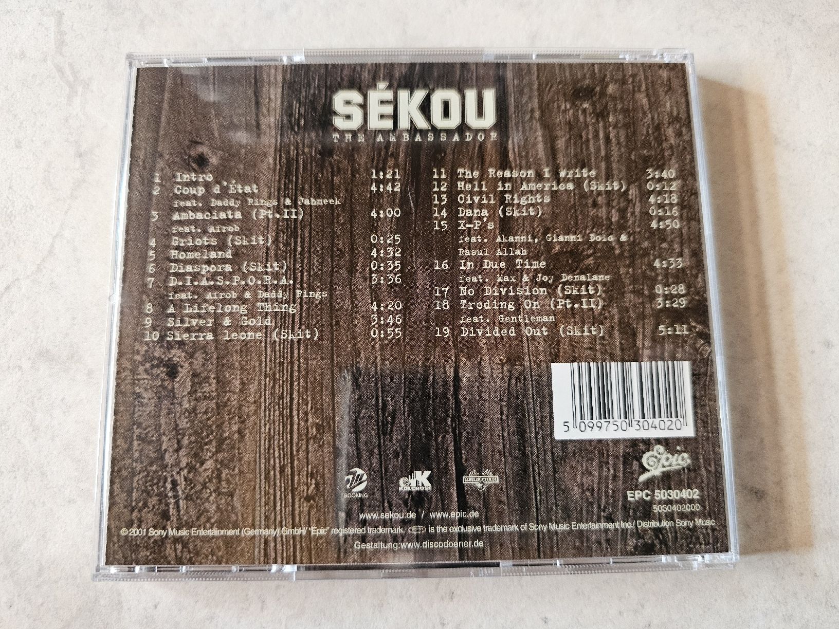 CDs: Sekou  -  D.I. A.S.P.O.R.A. – Gebraucht aus Schneisingen von backstore24 1