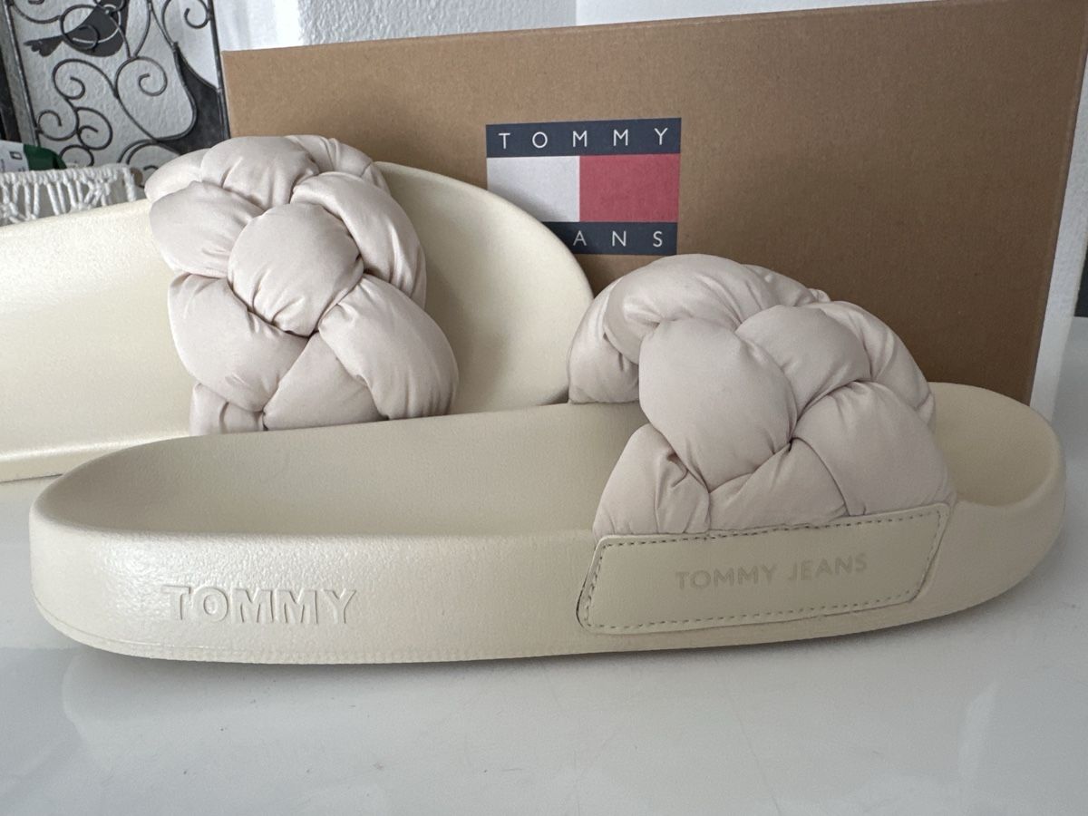 Tommy Hilfiger Scarpe da donna: Tommy Jeans Pantolette flach – Nuovo (secondo la descrizione) da Erlinsbach venduto da endryas 1