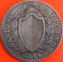 4 Franken 1814 Kanton Tessin (Replica) Kein Original