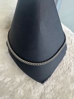 Edelstahl Collier Panzer gerundet / poliert / 50cm