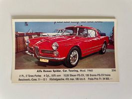 Eikon Sammelbild 206 / Alfa Romeo Spider