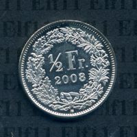 CHF___0.50 2008 stgl * nigelnagelneu! 50 Rappen