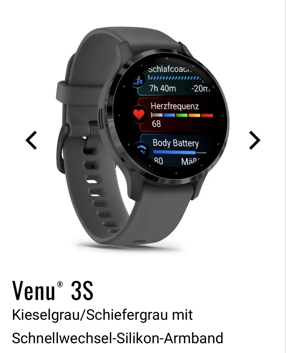 Garmin Smartwatch: Garmin Venue 3s, 41mm – D'occasion à Wallbach par lydibydi