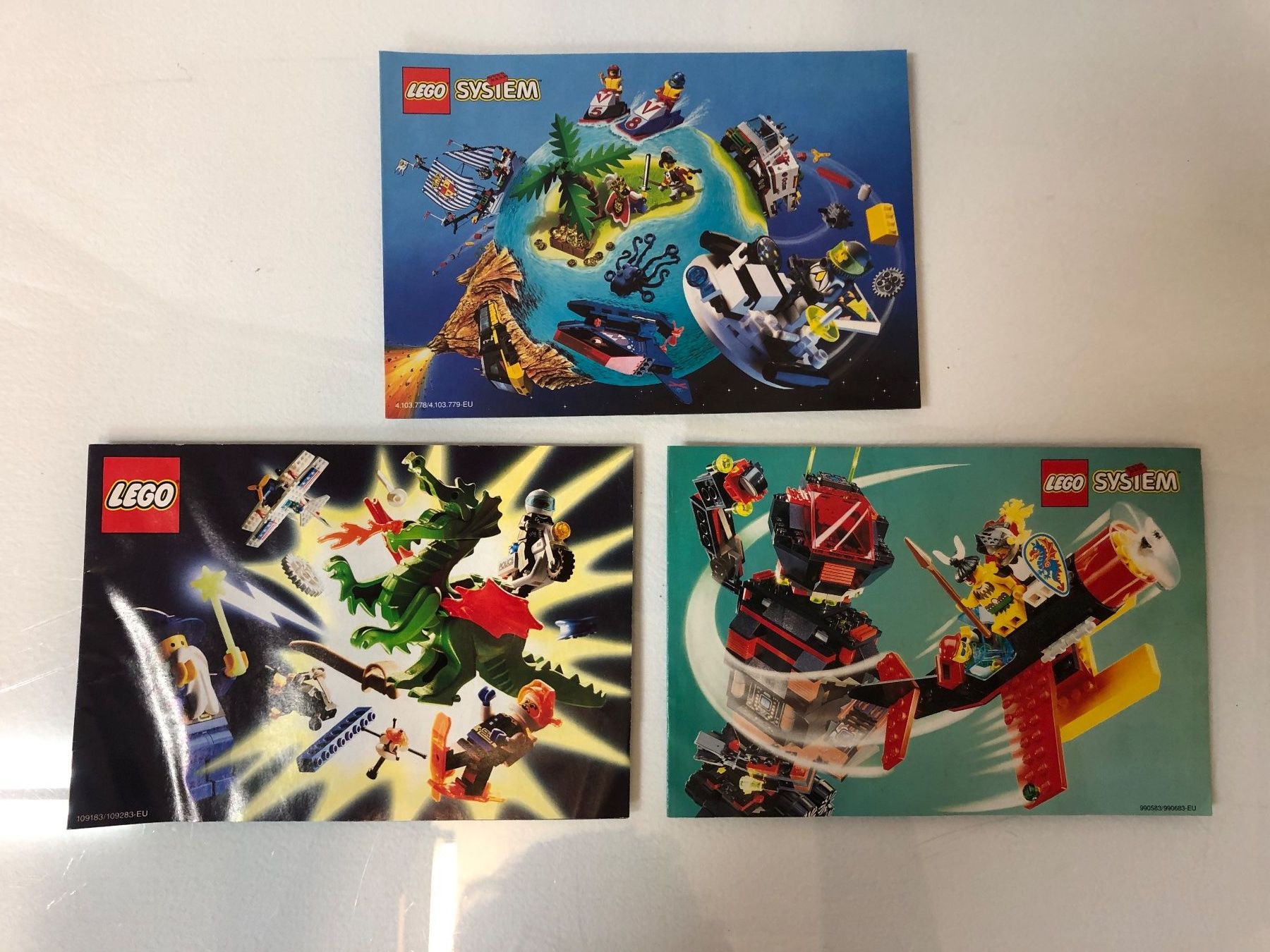 Lego Documenti: LEGO System Prospekte 3 Stück – Usato da Brunnen venduto da Allerwaren