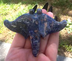 💙🦋 Sodalith Manta-Rochen