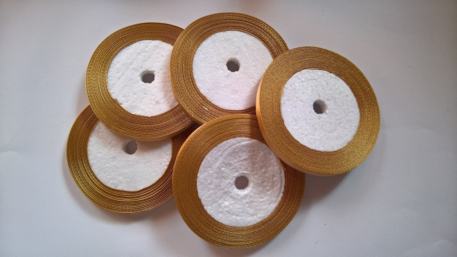 Dekobänder: Satinband 6mm Ocker / 20m – Neu (gemäss Beschreibung) aus Rüegsau von Tausendfreund