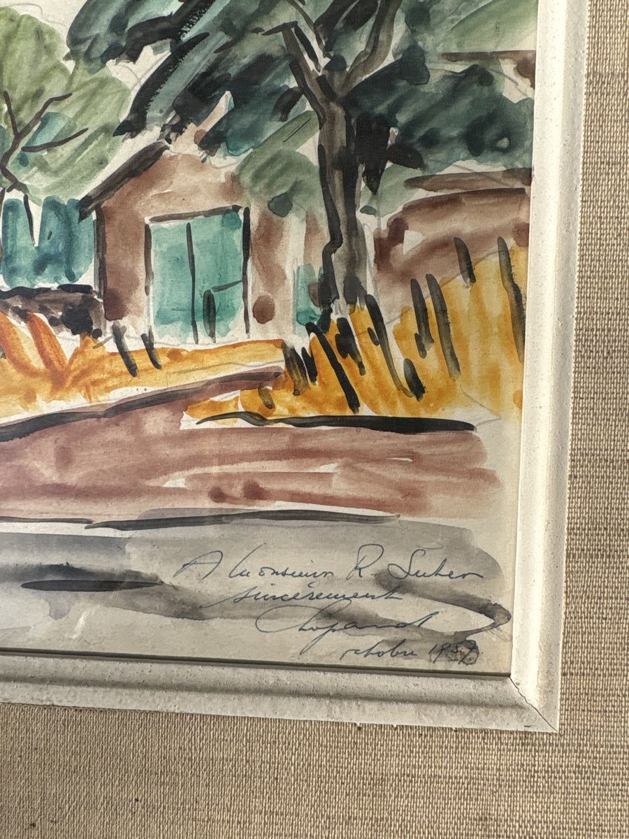 Gemälde: Original Aquarell, signiert, Landschaft – Neu (gemäss Beschreibung) aus Gattikon von mo.suter 1