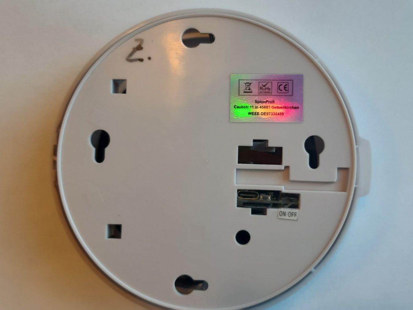 Fotocamera: Rauchmelder Camera DVR Ferngesteuert – Usato da Wila venduto da myquaso 1