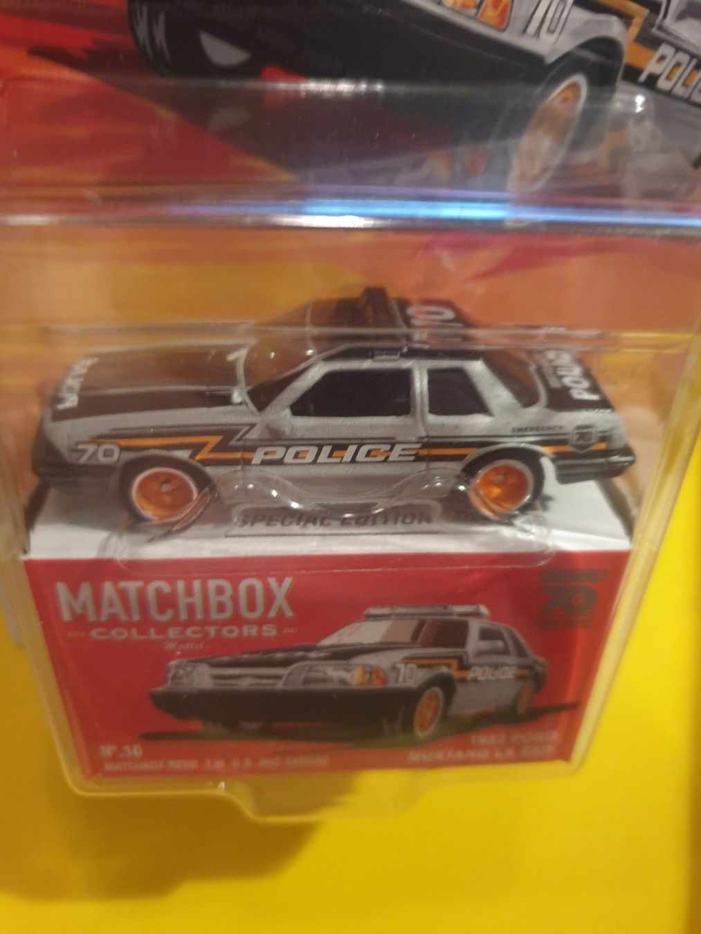 Matchbox Modellini d'auto: Matchbox 1993 FORD MUSTANG LX SSP – Nuovo e nell'imballaggio originale da Oftringen venduto da Rotor 2
