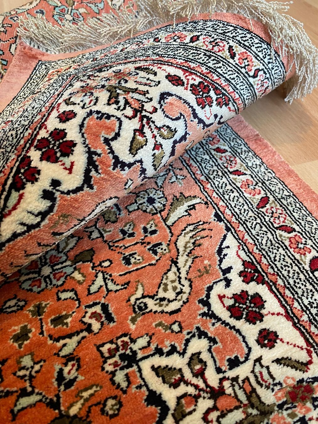 Tapis: Perser- Seidenteppich Ghom 85x55 – D'occasion à Zürich par Simodo 5