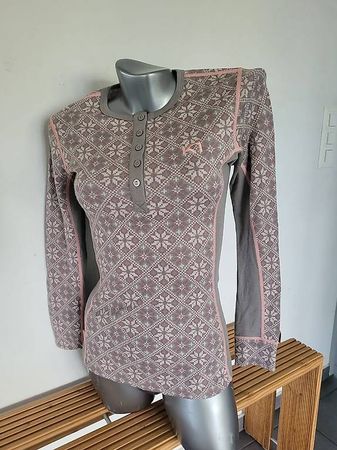 Skishirt Kari Traa RoseWoolLong für Wandern,Wintertage.