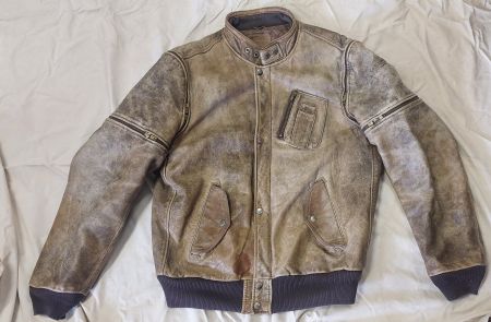Veste cuire Vintage "Hein Gerick", année ~1980, taille EU 56
