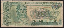 Albanien 1000 Leke 1992