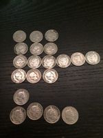 10 Rappen & 5 Rappen Münzen 1900-1920