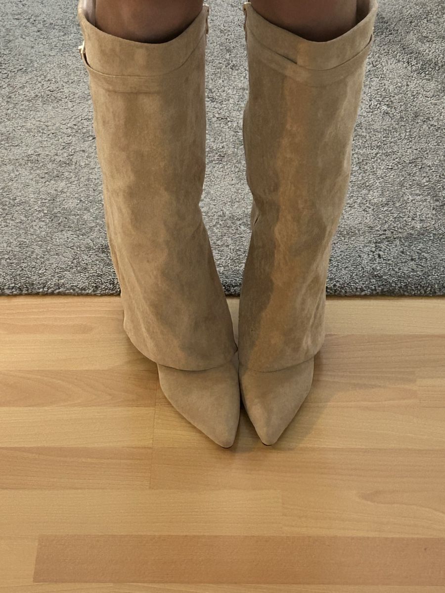 Scarpe da donna: Leder Stiefel, beige, Gr.42 – Nuovo (secondo la descrizione) da dietlikon venduto da lele_7ll 3