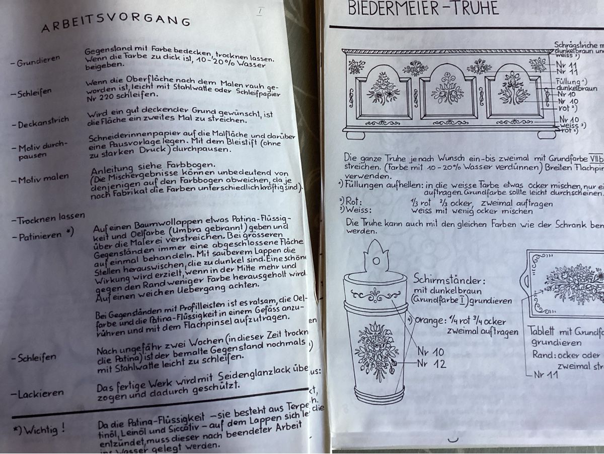 Ordner: Bauernmalschule Sammelmappe Nr. 1 – Gebraucht aus Schötz von Maus46 3