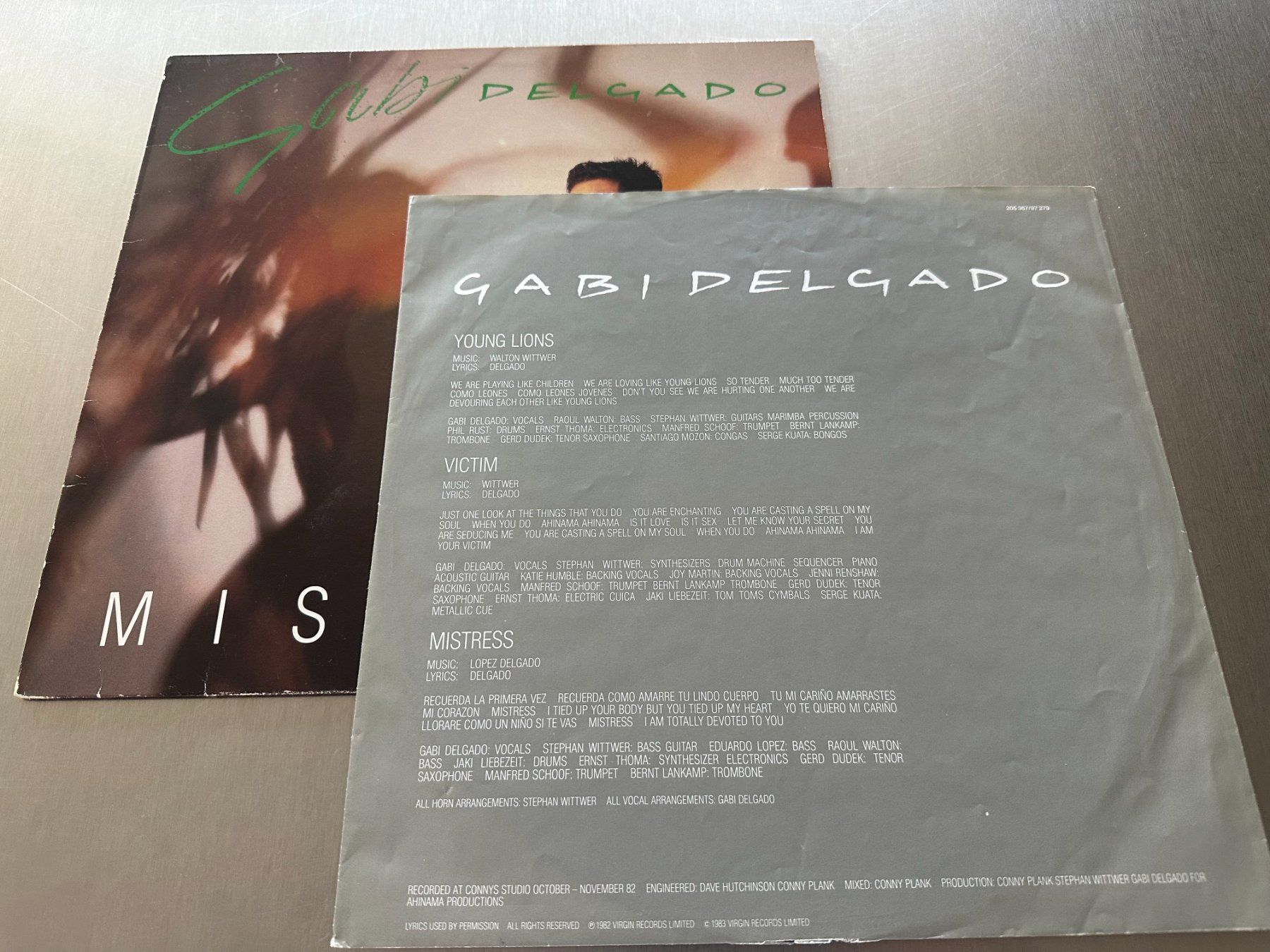 Schallplatten: GABI DELGADO MLP MISTRESS - DAF – Gebraucht aus Sion von jaipur1401 2