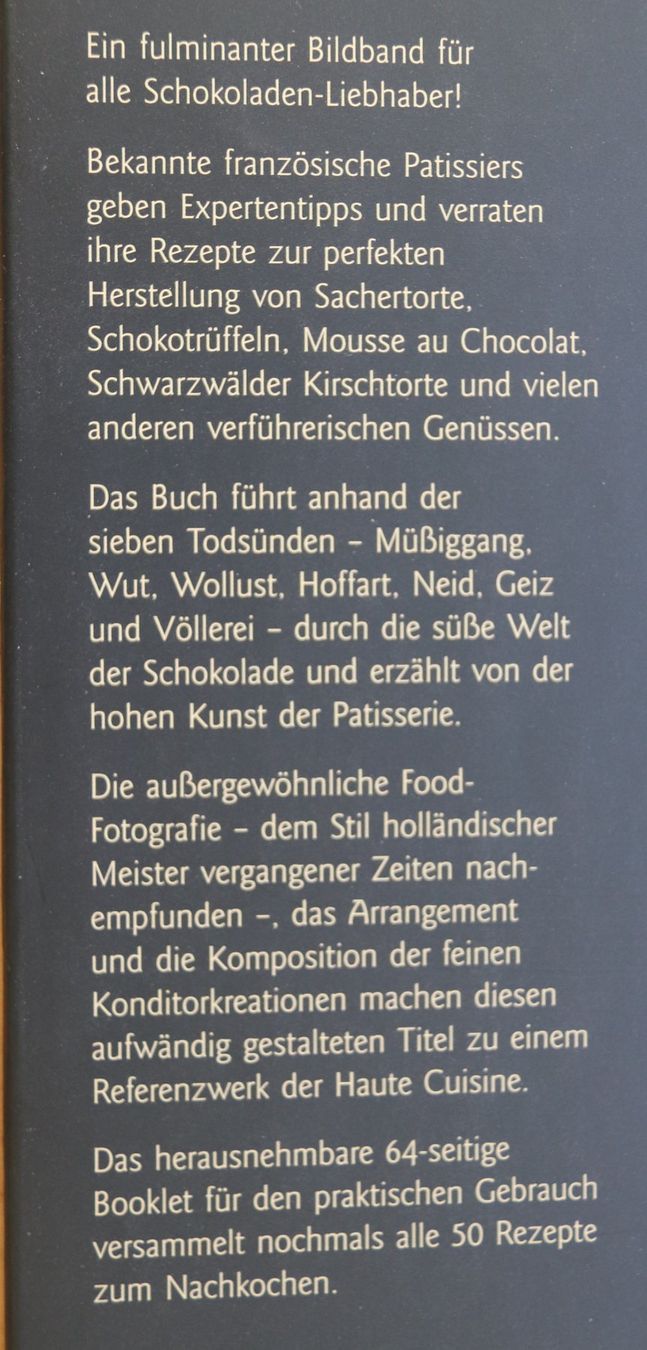 Libri: Schokolade - Die sündige Versuchung – Usato da Glattfelden venduto da Vrenely 3
