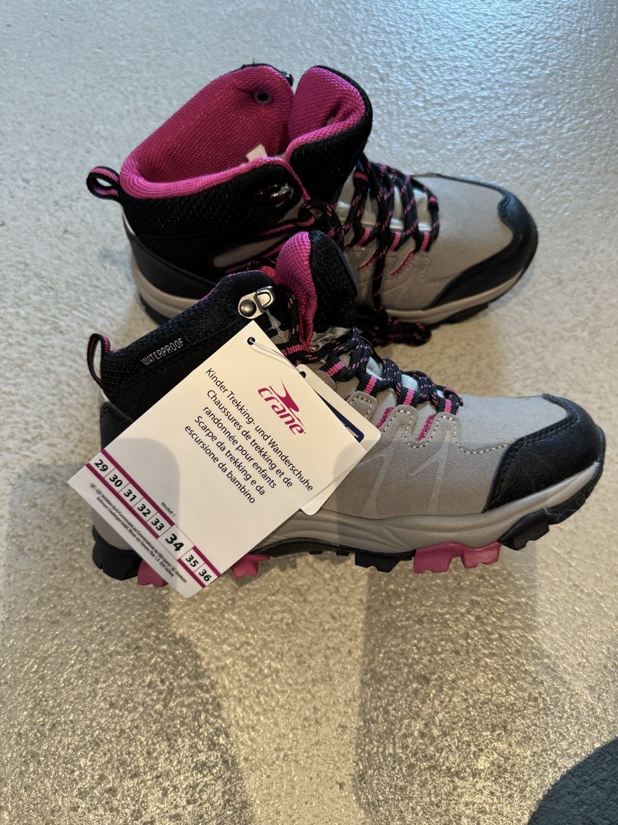 Scarpe per ragazze: Wanderschuhe Crane wasserdicht Grösse 34 neu – Nuovo e nell'imballaggio originale da Freidorf TG venduto da sito75 2